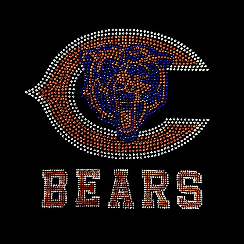 Chicago Bears Rhinestone Transfer